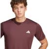 imageadidas Mens Train Essentials TShirtAurora RubyWhite