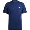 imageadidas Mens Train Essentials TShirtDark BlueWhite