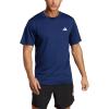imageadidas Mens Train Essentials TShirtDark BlueWhite