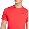 imageadidas Mens Train Essentials TShirtLucid RedBlack