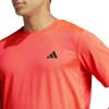 imageadidas Mens Train Essentials TShirtPure RubyBlack