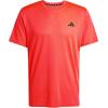 imageadidas Mens Train Essentials TShirtPure RubyBlack