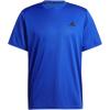 imageadidas Mens Train Essentials TShirtSemi Lucid BlueBlack