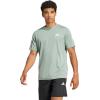 imageadidas Mens Train Essentials TShirtSilver GreenWhite