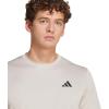 imageadidas Mens Train Essentials TShirtWonder AluminaBlack