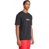 imageadidas Originals Mens Essentials Linear Single Jersey TShirtBlackWhite