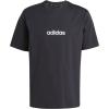 imageadidas Originals Mens Essentials Linear Single Jersey TShirtBlackWhite