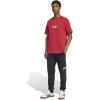 imageadidas Originals Mens Essentials Linear Single Jersey TShirtMaroonWhite
