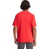 imageadidas Originals Mens Essentials Linear Single Jersey TShirtPure RubyBlack