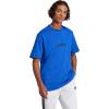 imageadidas Originals Mens Essentials Linear Single Jersey TShirtTeam Royal BlueBlack