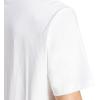 imageadidas Originals Mens Essentials Linear Single Jersey TShirtWhiteBlack