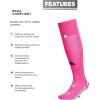 imageadidas Unisex Utility All Sport Compression Socks Sports Socks for Men Women Youth Boys and Girls NCAA Compliant 1PackShock PinkBlack2