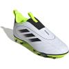 imageadidas UnisexChild Goletto Ix Laceless Firm GroundMulti GroundWhiteBlackLucid Lemon