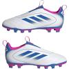imageadidas UnisexChild Goletto Ix Laceless Firm GroundMulti GroundWhiteBright RoyalTeam Shock Pink