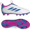 imageadidas UnisexChild Goletto Ix Laceless Firm GroundMulti GroundWhiteBright RoyalTeam Shock Pink