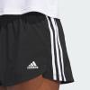 imageadidas Womens 3Stripes Woven Shorts LegendCore BlackCore White