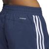 imageadidas Womens 3Stripes Woven Shorts LegendCrew NavyWhite