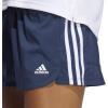 imageadidas Womens 3Stripes Woven Shorts LegendCrew NavyWhite