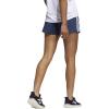 imageadidas Womens 3Stripes Woven Shorts LegendCrew NavyWhite