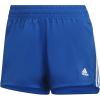 imageadidas Womens 3Stripes Woven Shorts LegendTeam Royal BlueWhite
