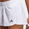imageadidas Womens 3Stripes Woven Shorts LegendWhiteWhite