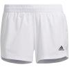 imageadidas Womens 3Stripes Woven Shorts LegendWhiteWhite