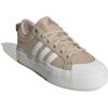 imageadidas Womens Bravada 20 Platform SneakersClay BrownWhiteCyber Metallic