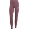 imageadidas Womens Essentials 3Stripes Cotton LeggingsAurora RubyWhite
