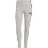 imageadidas Womens Essentials 3Stripes Cotton LeggingsMedium Grey HeatherBlack