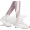 imageadidas Womens Essentials 3Stripes Cotton LeggingsPreloved FigWhite