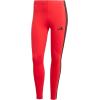 imageadidas Womens Essentials 3Stripes Cotton LeggingsPure RubyBlack