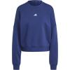 imageadidas Womens Essentials Small Logo Feel Cozy SweatshirtDark BlueWhite