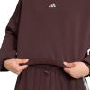 imageadidas Womens Essentials Small Logo Feel Cozy SweatshirtShadow BrownWhite