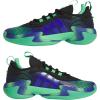 imageadidas Womens Exhibit Select 20 Pro Basketball ShoesBlackSemi Screaming GreenLucid Blue
