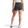 imageadidas Womens Pacer Training 3Stripes Woven HighRise ShortsBlack