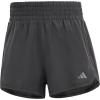 imageadidas Womens Pacer Training 3Stripes Woven HighRise ShortsBlack