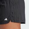 imageadidas Womens Pacer Training 3Stripes Woven HighRise ShortsBlackBlack