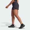 imageadidas Womens Pacer Training 3Stripes Woven HighRise ShortsBlackBlack
