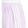 imageadidas Womens Pacer Training 3Stripes Woven HighRise ShortsBliss LilacWhite