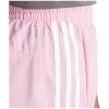 imageadidas Womens Pacer Training 3Stripes Woven HighRise ShortsBliss PinkWhite