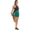 imageadidas Womens Pacer Training 3Stripes Woven HighRise ShortsCollegiate GreenWhite