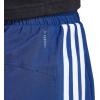 imageadidas Womens Pacer Training 3Stripes Woven HighRise ShortsDark BlueWhite