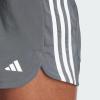 imageadidas Womens Pacer Training 3Stripes Woven HighRise ShortsGrey Six  White