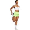 imageadidas Womens Pacer Training 3Stripes Woven HighRise ShortsLucid Lemon