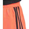 imageadidas Womens Pacer Training 3Stripes Woven HighRise ShortsLucid Red