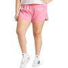 imageadidas Womens Pacer Training 3Stripes Woven HighRise ShortsPink Fusion