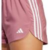 imageadidas Womens Pacer Training 3Stripes Woven HighRise ShortsPreloved CrimsonWhite