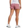 imageadidas Womens Pacer Training 3Stripes Woven HighRise ShortsPreloved CrimsonWhite
