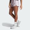 imageadidas Womens Pacer Training 3Stripes Woven HighRise ShortsPreloved FigWhite
