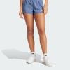 imageadidas Womens Pacer Training 3Stripes Woven HighRise ShortsPreloved InkWhite